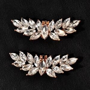 Detachable Shoe Accessory Clips In Gold